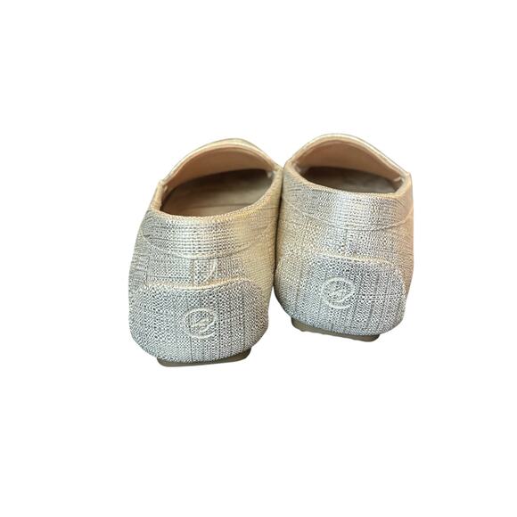 Lifestride Traveler Loafer Size 6M Driving Loafer Metallic Gold Vegan Leather - Picture 6 of 8